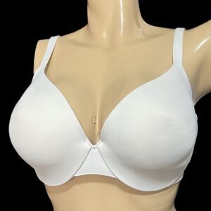 Victorias Secret Vintage Body IPEX Lined Demi padded Bra Off White 38DD